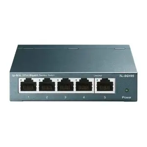 Omada Networks By Tp Link TL-SG105 - THE TP-LINK 5-PORT 10/100/1000MBPS DESKTOP SWITCH PROVIDES YOU AN EASY WAY TO MA