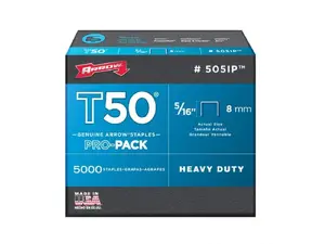 Arrow 50524 - 1250 5/16IN STAPLES