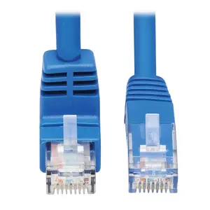 Eaton Tripplite N204-015-BL-DN - Tripp Lite Cat6 Ethernet Cable Down Right Angled UTP Molded M/M Blue 15ft