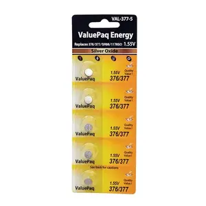 Dantona VAL-377-5 - 377UL 5PK WTCH BATT