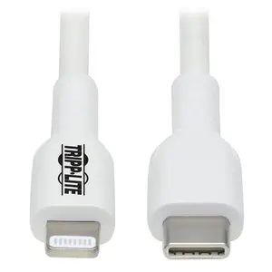Eaton Tripplite M102AB-01M-WH - Safe-IT USB C to Lightning Sync/Charge Cable Antibacterial 1M