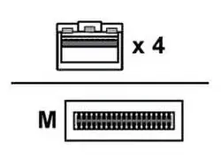 ADDON-QSFP28-4SFP28-PDAC1-5M-AO