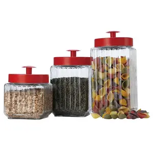 Eurohome EW65081 - 3PC GLS CNSTR SET W/LIDS