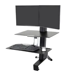 Ergotron Stock 33-349-200 - WORKFIT-S SIT-STAND WKSTN DUAL