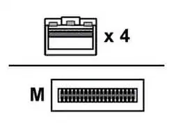 ADDON-QSFP28-4SFP28-PDAC0-5M-AO
