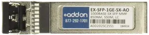 Addon EX-SFP-1GE-SX-AO - JUNIPER NETWORKS EX-SFP-1GE-SX COMPATIBLE TAA COMPLIANT 1000BASE-SX SFP TR