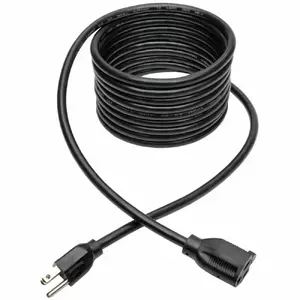 Eaton Tripp Lite Series Connectivit TRP P024015 - Tripp Lite series Heavy-Duty Power Extension Cord, 15A, 14 AWG (NEMA 5-15P to NEMA 5-15R), 15 ft. - 120 V AC / 15 A - Black - 15 ft Cord Length - NEMA 5-15P / NEMA 5-15R - 1 Each