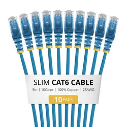 STARTECH-N6PAT9INBLS10PK