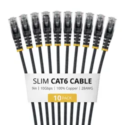 STARTECH-N6PAT9INBKS10PK