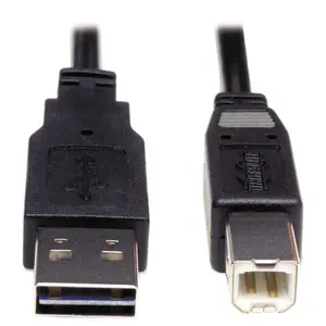 Eaton Tripp Lite Series Connectivit UR022-006 - Tripp Lite 6ft USB 2.0 Hi-Speed Universal Reversible Device Cable M/M 6ft.