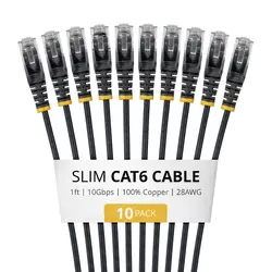 STARTECH-N6PAT1BKS10PK