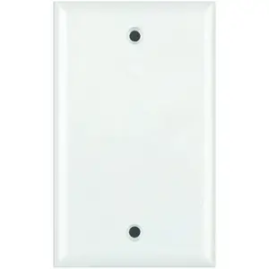Datacomm Electronics 21-0026-UWH - STNDRD BLNK WALL PLT UWHT