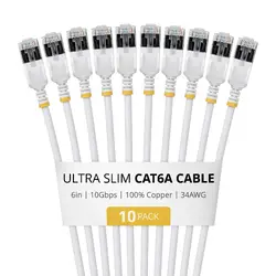 STARTECH-6ASTP34WHS6IN10PK