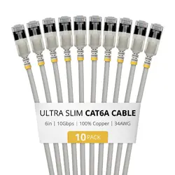 STARTECH-6ASTP34GRS6IN10PK