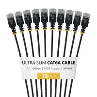 STARTECH-6AUTP34BKS1FT10PK